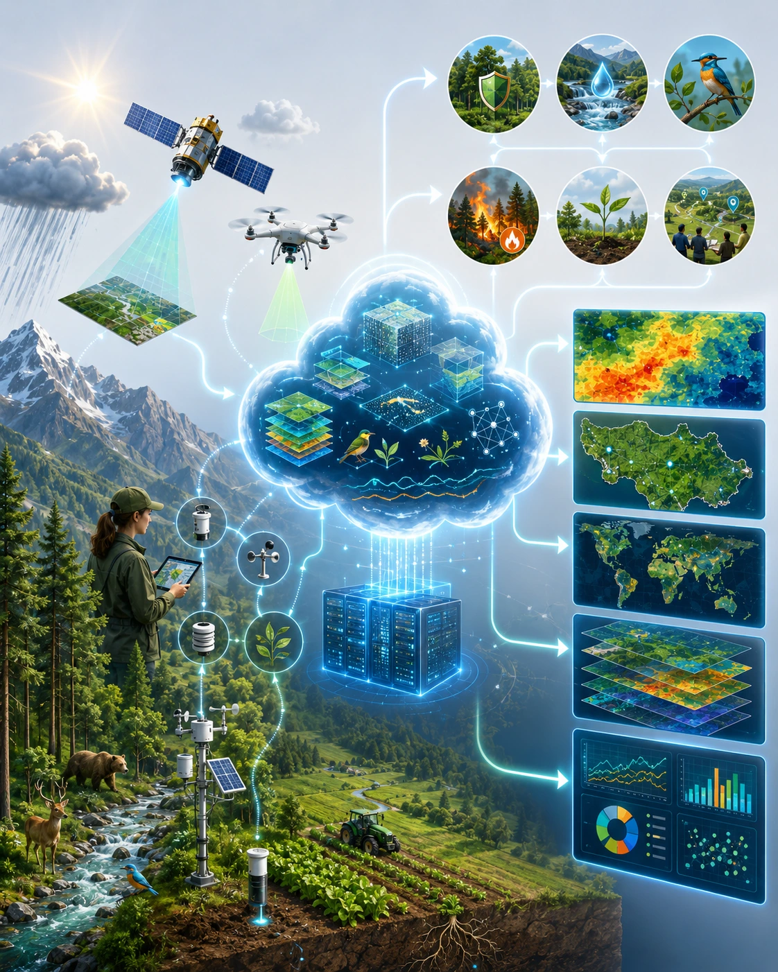 BigQuery datos ambientales aplicado a clima territorio y consultas en la nube