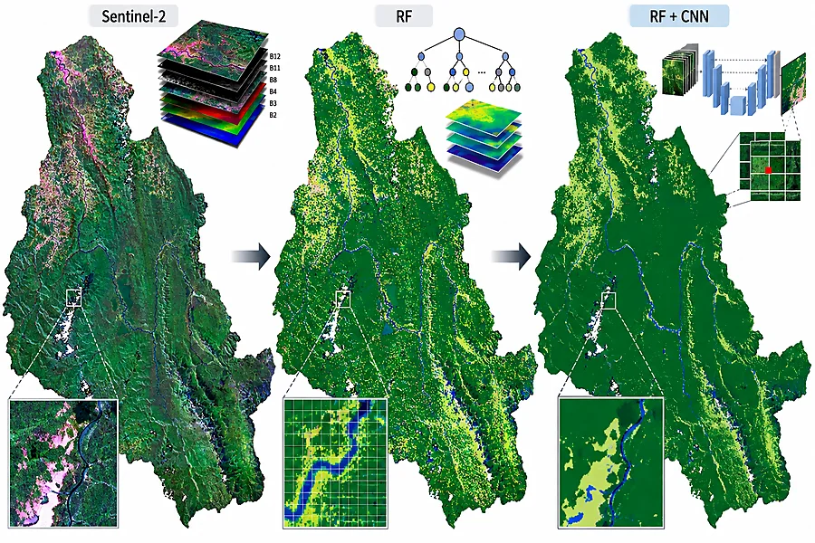 Monitoreo de bosques con Sentinel-2 en paisaje forestal tropical