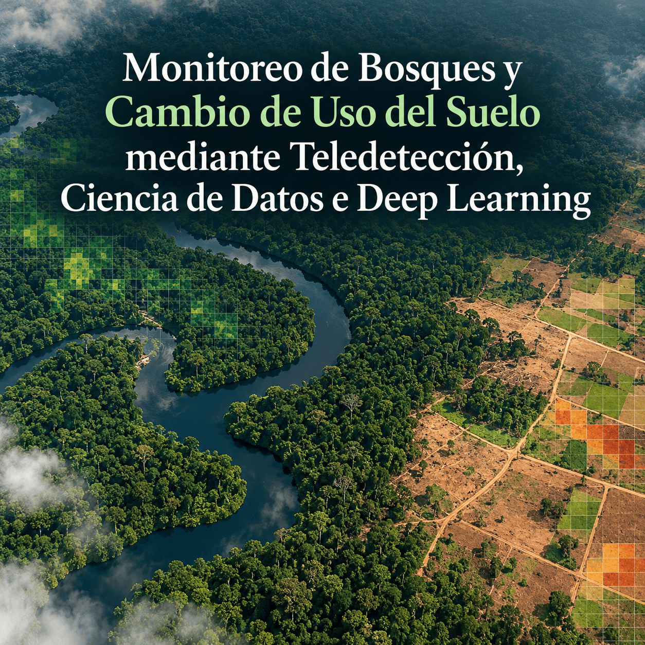 Monitoreo de Bosques y Cambio de Uso del Suelo mediante Teledetección, Ciencia de Datos e Deep Learning.